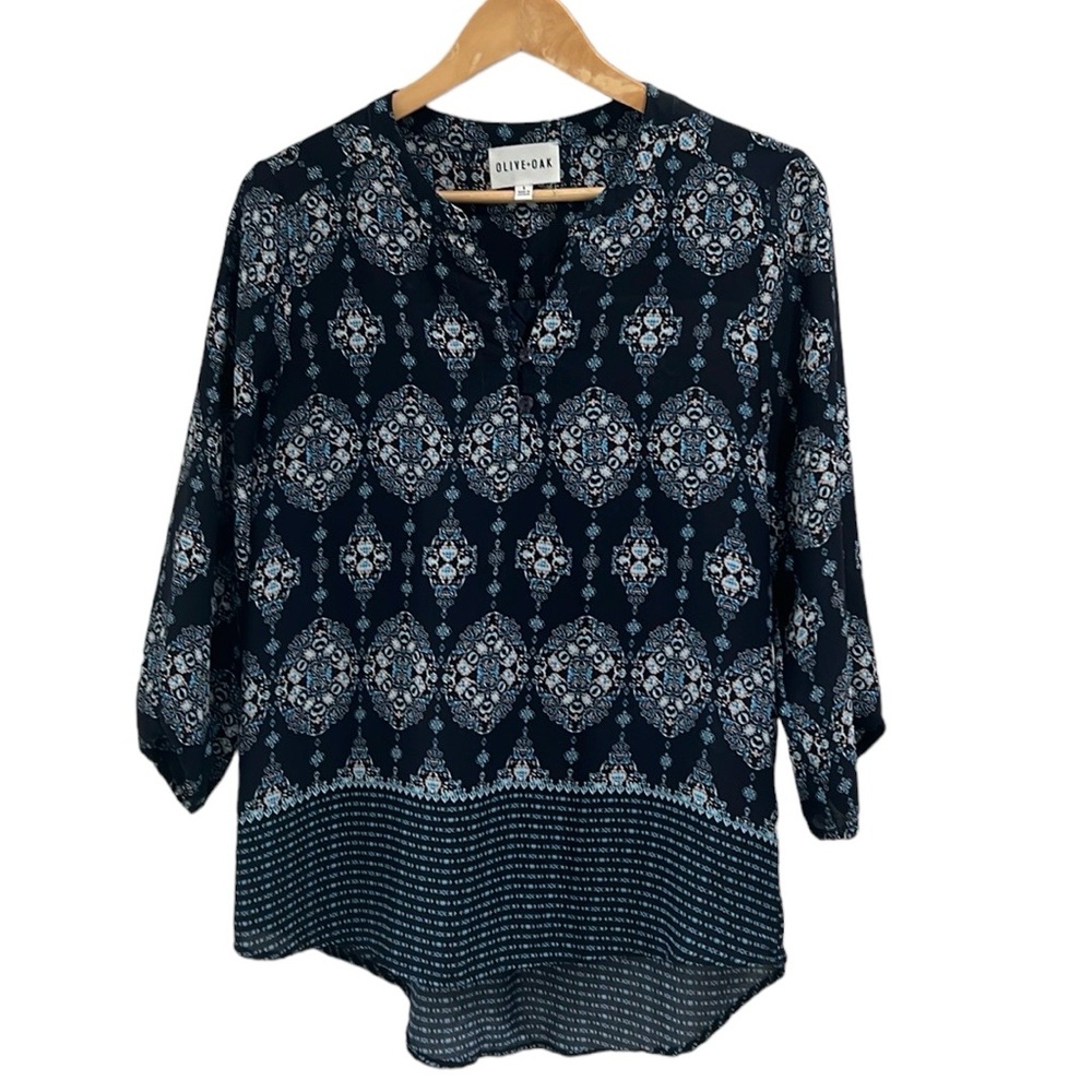 Olive and Oak blouse/Size Small